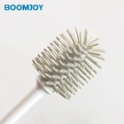 Full silicone bottle cleaning brush with Plastic handle