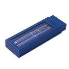 Custom logo printed luxurious metal mark roller ball pen set