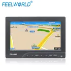 hdmi vga port tft led resistive touch screen bracket 7 inch lcd headrest car monitor with resolution 800x480 and remote control