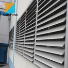 Aluminum extrusion profiles louver blade extrusion section for exterior wall