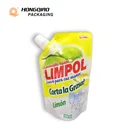 Packaging Bag Plastic Stand Up Spout Plastic Wash Fluid Liquid Soap Bag/ Laundry Detergent Packaging