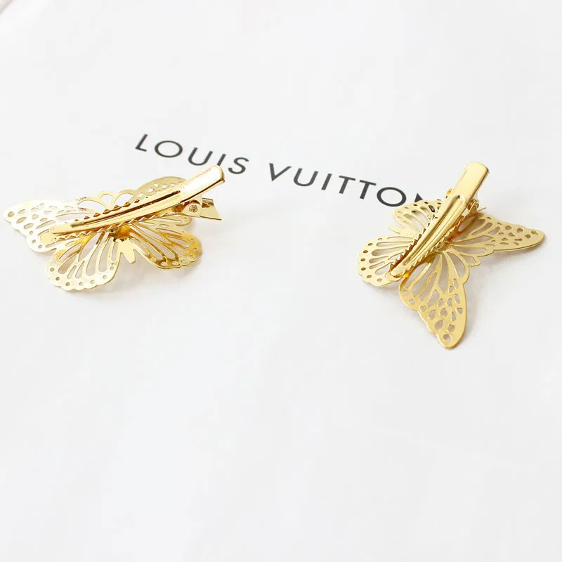 Korean style for girls hair accessory lovely butterfly hair clips .jpg