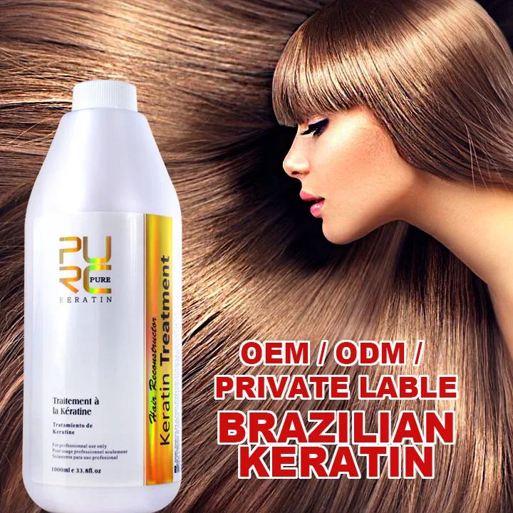 Wholesale Permanent Hair Straightening Keratin Treatment Best Pure