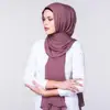 2019 New Design Fashion Girl Women Shawl Pashmina Hot Sale Arab Muslim Hijab Promotional Plain Crinkle Rayon Scarf Stoles