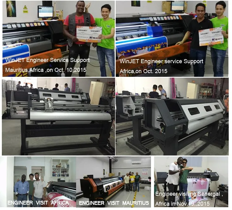 Vinyl banner t shirt printing machine WJ1604 with ep dx7 printhead 1604-F