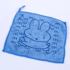 Anti-Pilling Organic Cotton baby drool bibs Super Absorbent baby cotton hand towel Portable hanging drool bibs