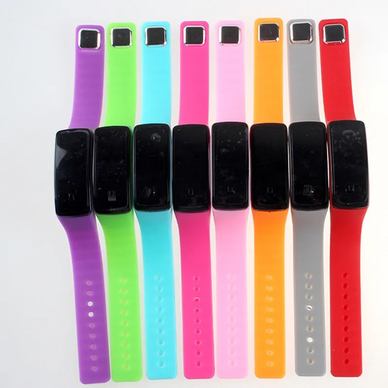 led watch,led silicone watch,led silicone electronic wrist watch