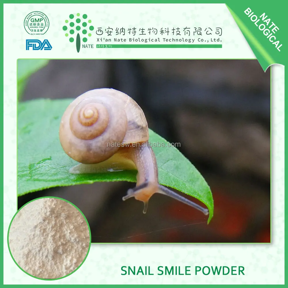 natural skin care raw material snail smile powder 65%