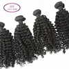 Wholesale Human Hair Extensions Virgin Peruvian Kinky Curly Human Hair Weave Bundles