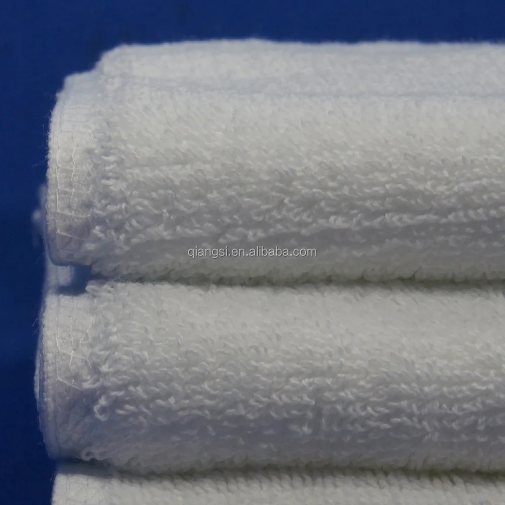 high quality absorbent white cotton bath towel set