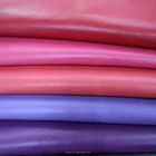 Colorful pu 100% leather for handbag bag material Synthetic leather