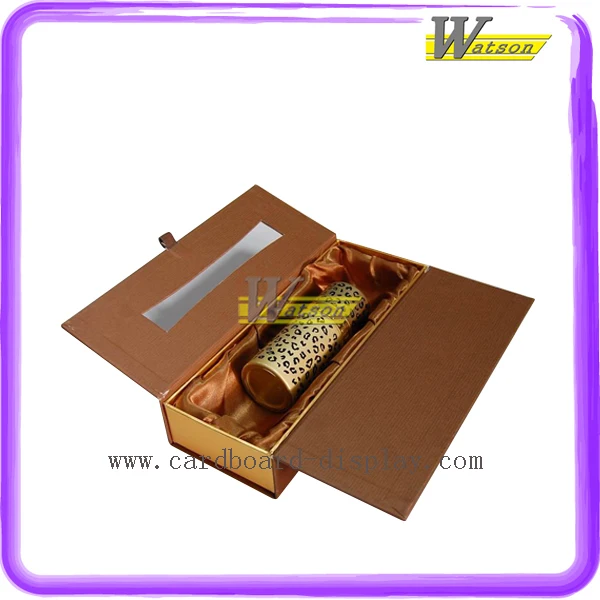 luxury custom special paper magnet gift box with ribbon inser