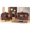 B2509 classic wood frame leather sofa italian furniture made in china