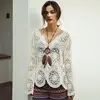2018 fashion ladies lace tops and blouses for beach wear women clothing