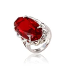 Ruby Ring 13054 Xuping Natural Ruby Ring Copper Diamond Ring Natural Gemstone Ring