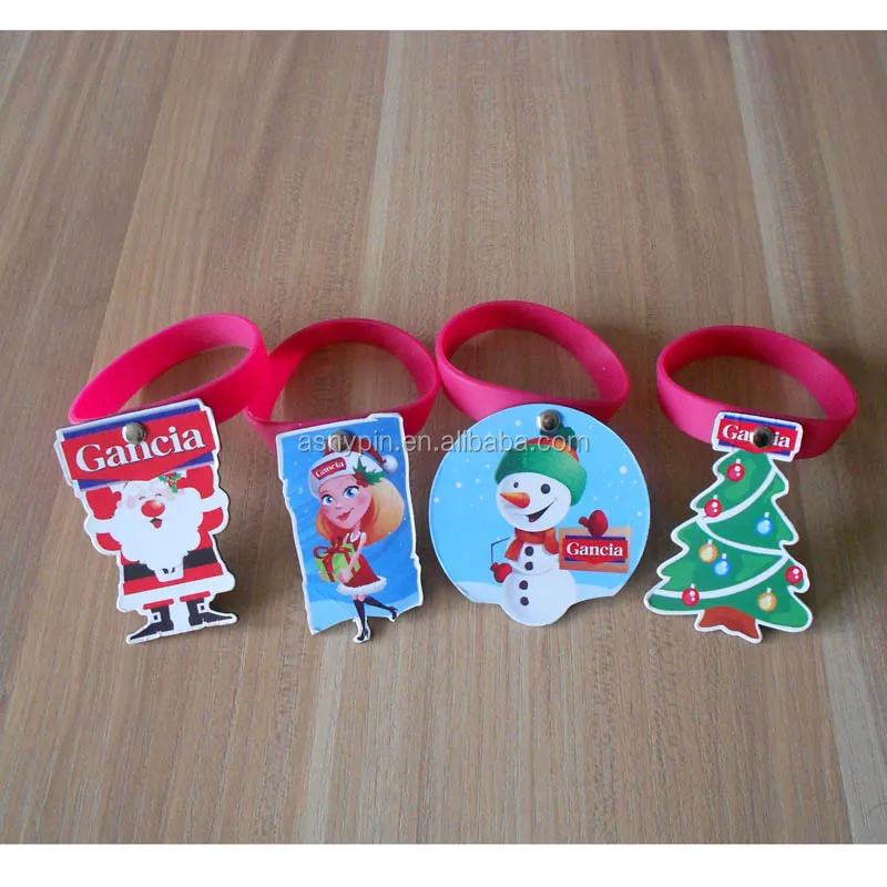 christmas promotion printing magnet sheet with fixed silicone