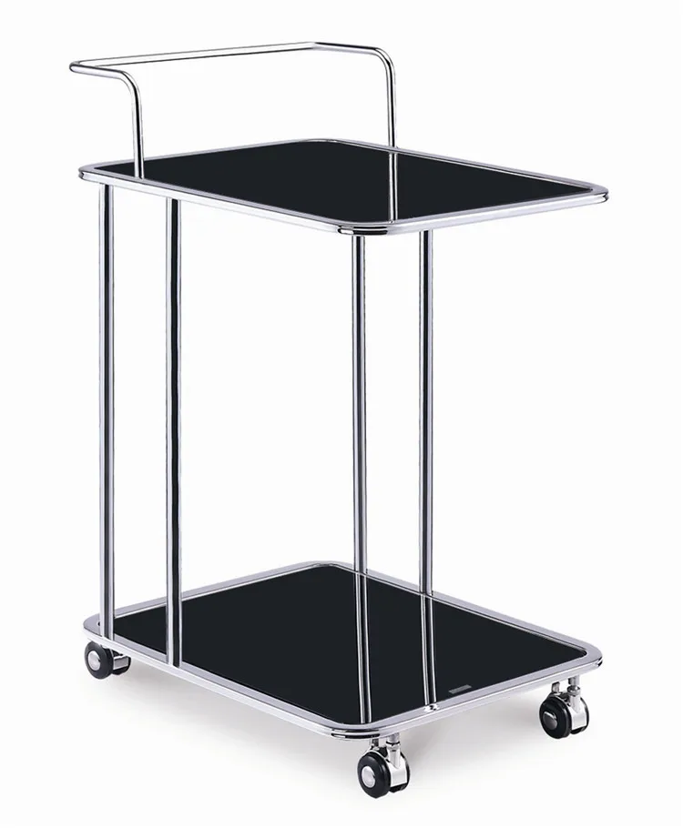 2020 new design cheap high quality with wheels glass side table