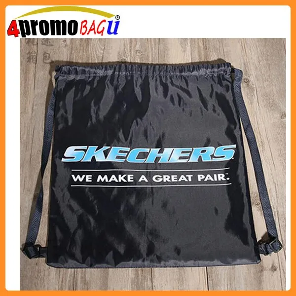 210D polyester small promotional drawstring backpack