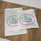 Custom Soft Toy Storage Satin Bag With Drawstring