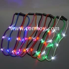 Tomtoy Single Color Light Up Mardi Gras Beaded Necklace