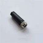 M8 circular 2 3 4 5 pin cable sensor plug IP67 straight cable plug panel front lumberg automation rkmck connector
