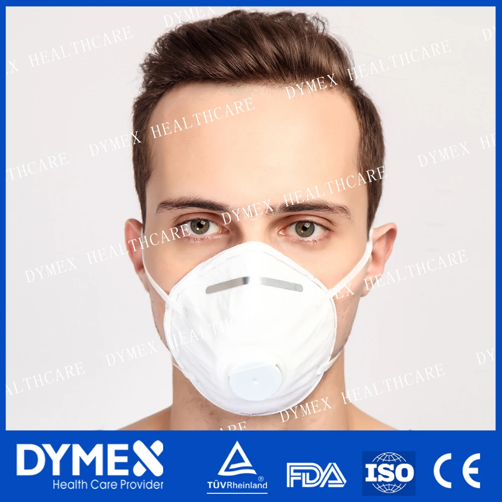 disposable ffp half face mask folded filter dust mask disposable