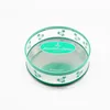 Clear display food cookie plastic PET box with tin bottom