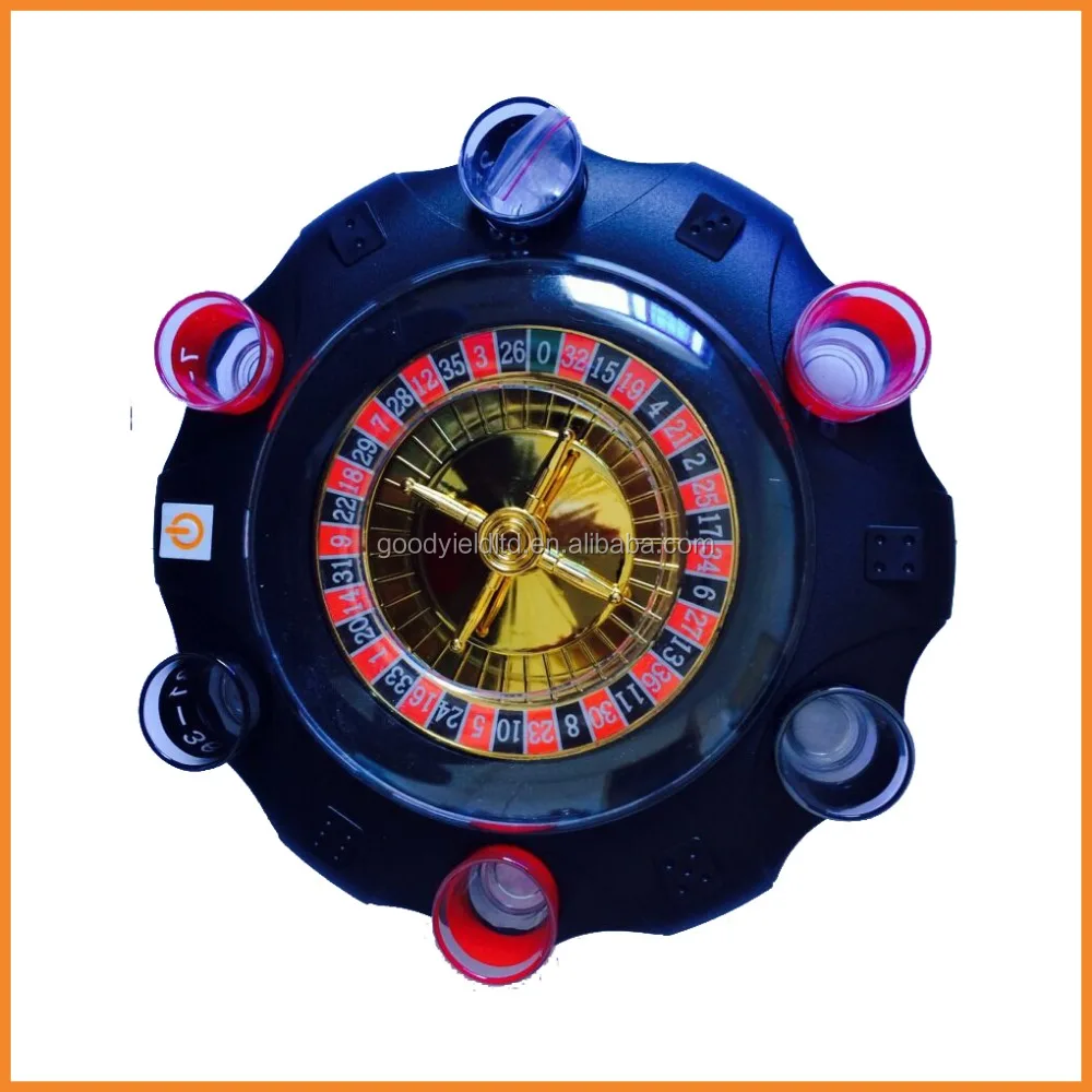 Hot Sold 6 Shot Electric Roulette Drinking Gambling Set (gydi05007