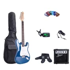 Custom beginner st electric guitar pack guitar kit wholesale price