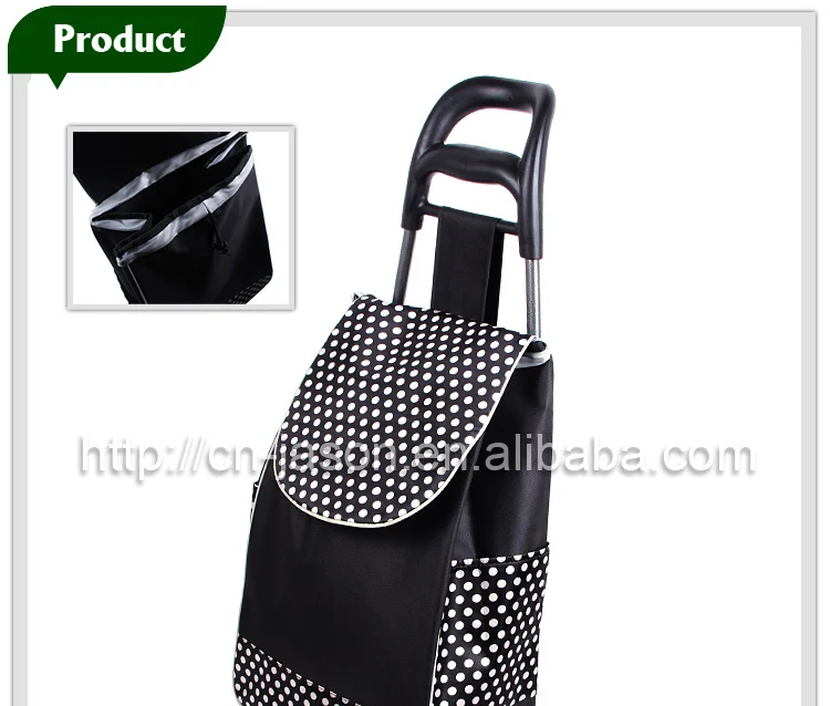 folding luggage cart fashion travel bag with compartments