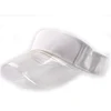 Factory Direct Sales SEDEX Audit White Plastic Sun Visor Cap Summer ladies hat