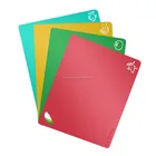 Flexible Plastic Chopping Board With Hanging Hole and Food Icons