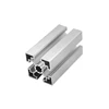 Silver Anodised 4545 Modular System Aluminum Hot Extrusion Mold 6063 T6 Pneumatic Cylinder End Connection For Aluminium Profile