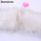High quality detachable real natural white fox fur coat collar fox fur hood trim collar hood for winter jacket