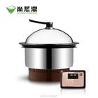 Chinese popular commercial hot pot instant steam cooking pot
