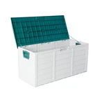 Outdoor Garden Waterproof Hand Tool Large Storage Plastic Box With Wheels And Handle