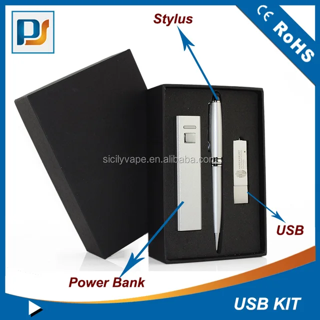 kits gift set computer accessory in box including the power bank