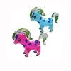 Lovely inflatable animal toys blue inflatable pony horse toy