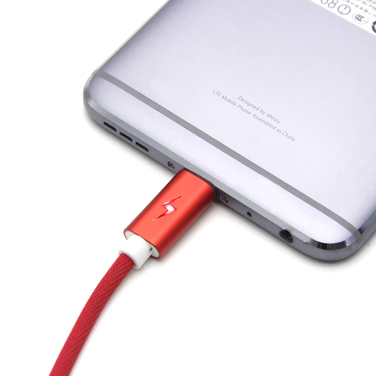 Data and charger High Speed Standard USB 2.0 A Male to type C cable with customized logo