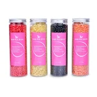China manufacture bottled granules 400g hard sugar wax beans hair removal for bikini