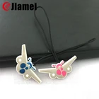 Customized fashion string rubber pvc zipper puller