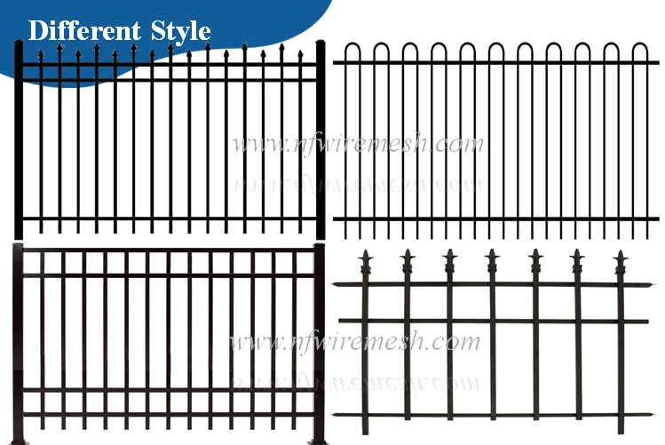 Hot Sale Wrought Iron Fence Used/iron Fence Prefabricated/models