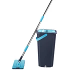 2019 new invention limpieza mopa flat mop with bucket household floor cleaning product