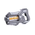 Plastic music light cool space defender gun toy with rifle butts