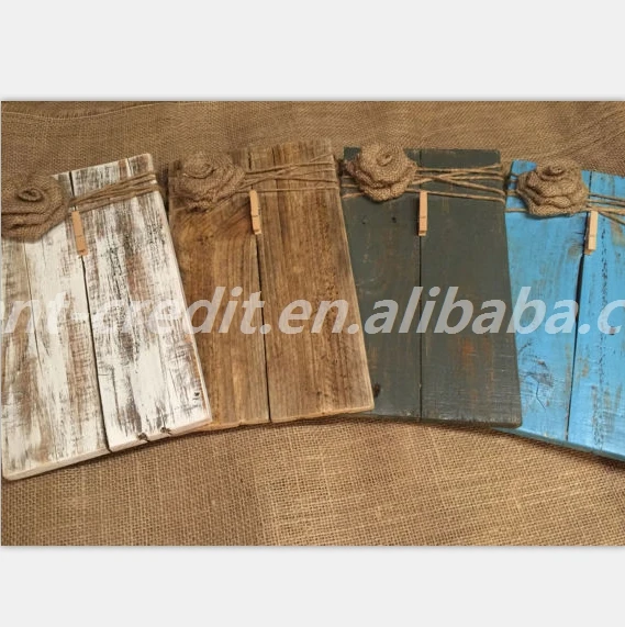 Rustikalen Holz Bild palette holzrahmen, distressed Notizhalter, bauernhaus chic wohnkultur