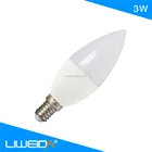 高輝度 2 年保証 ce rohs 指令 cul 規格が承認 E14 E12 E17 3 ワット led キャンドル電球ライト