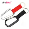 Hot sale fashion aluminum climbing clip carabiner hook key chain