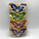 cartoon shaped butterfly chocolate jam and biscuit hot chocolate product