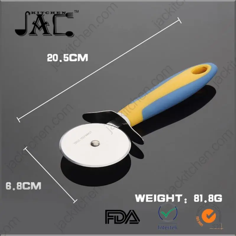 Convenient Stainless Steel Plastic Pizza Wheel