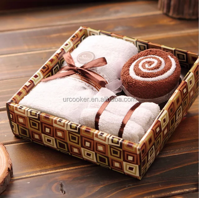 beautiful towel set in gift box towel gift door gift towel
